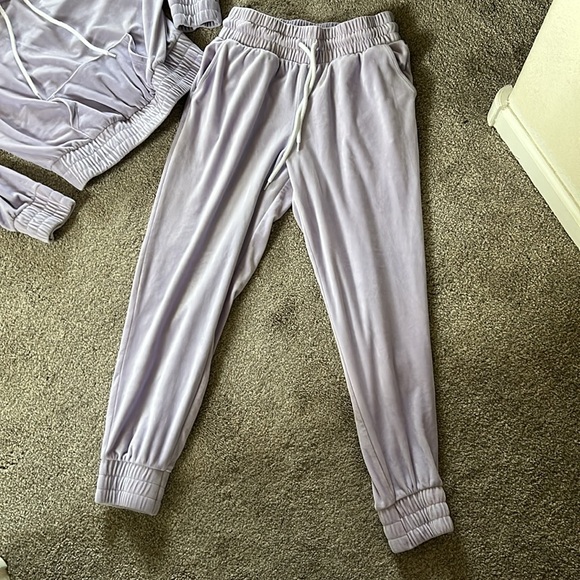NOBO Lilac hoodie and sweat pants size M 7-9 - Picture 4 of 4